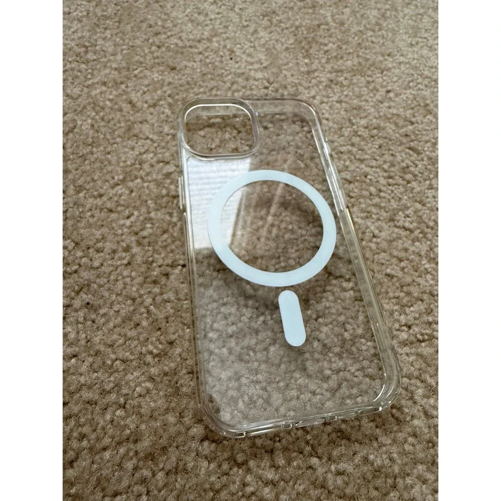 iPhone 15 Clear Case Mag Safe No Brand No Box Phone Case Magnetic Charging